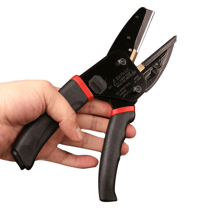 3 in 1 Cutting Tool Multi Cut Pliers Wire Black Power Cut Garden Pruning Shears with 3Pcs Extra Blades Wire Stripper Scissors for Cutting Cable Leather Electrician Hand Crimping Tools - MRSLM