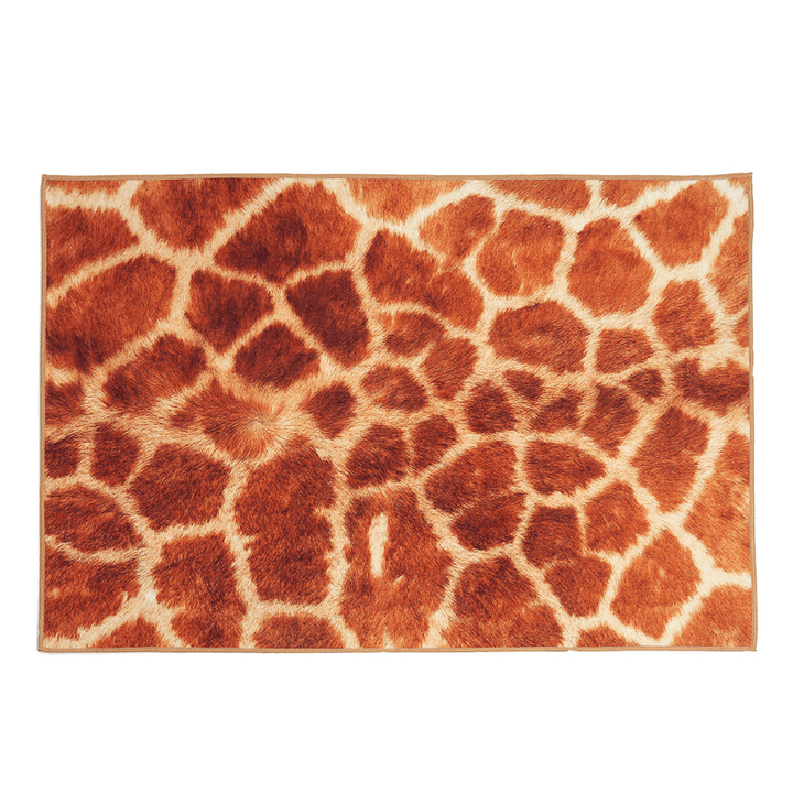 Anti-Slip Animal Fur Pattern Tatami Carpet Rug Living Room Bedroom Floor Mats - MRSLM