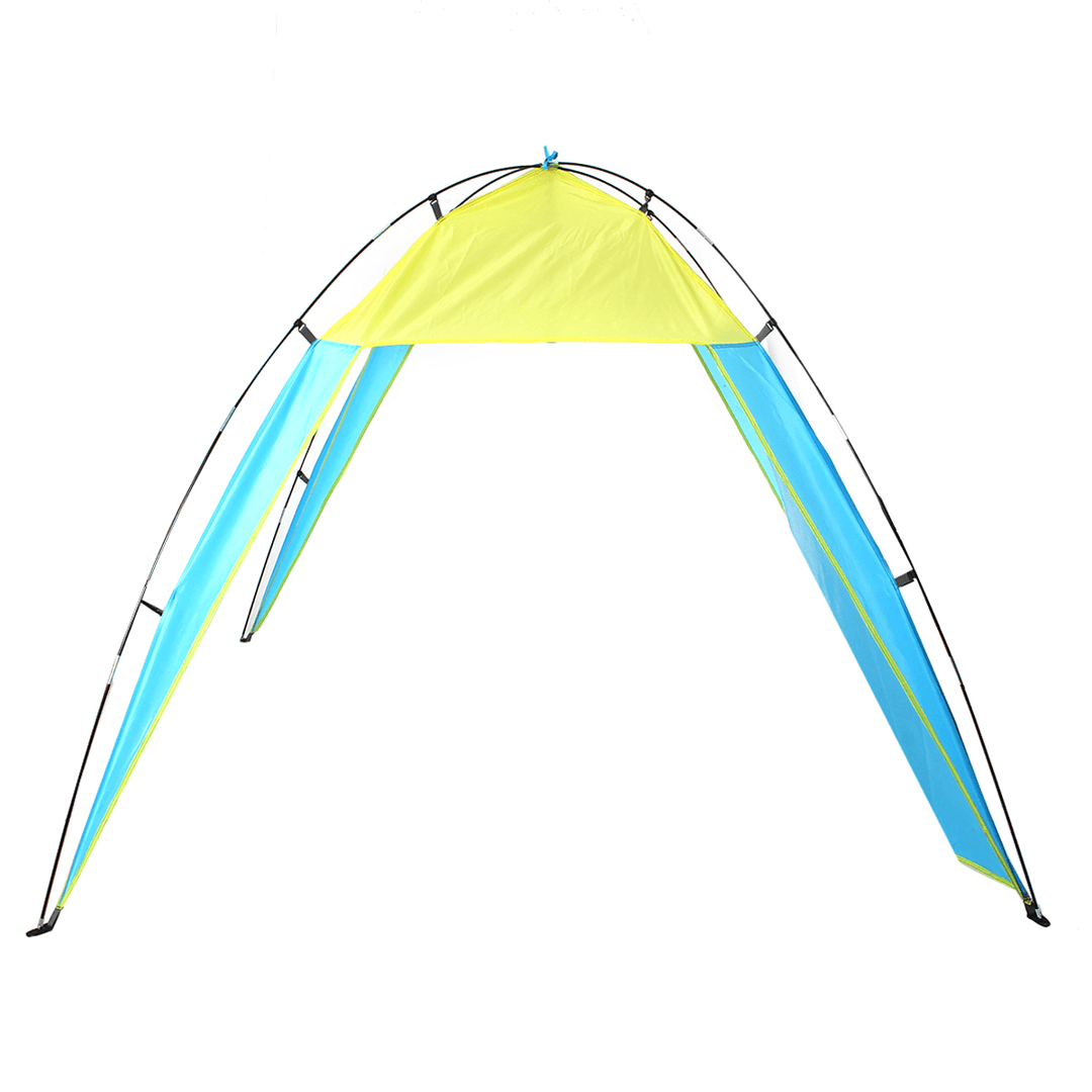 Ipree® 230 X 210 X 160/90 X 82 X 62Inch P-Op up Portable Beach Canopy UV Sun Shade Shelter Triangle Outdoor Camping Tent - MRSLM