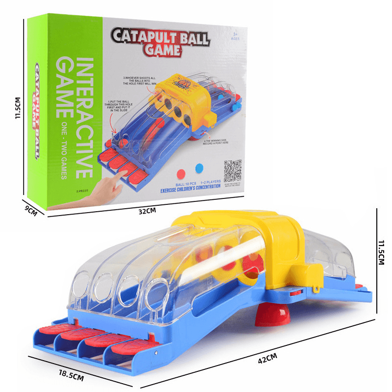 Table Game Desktop Catapult Basketball Machine Indoor Two-Person Battle Interaction - MRSLM