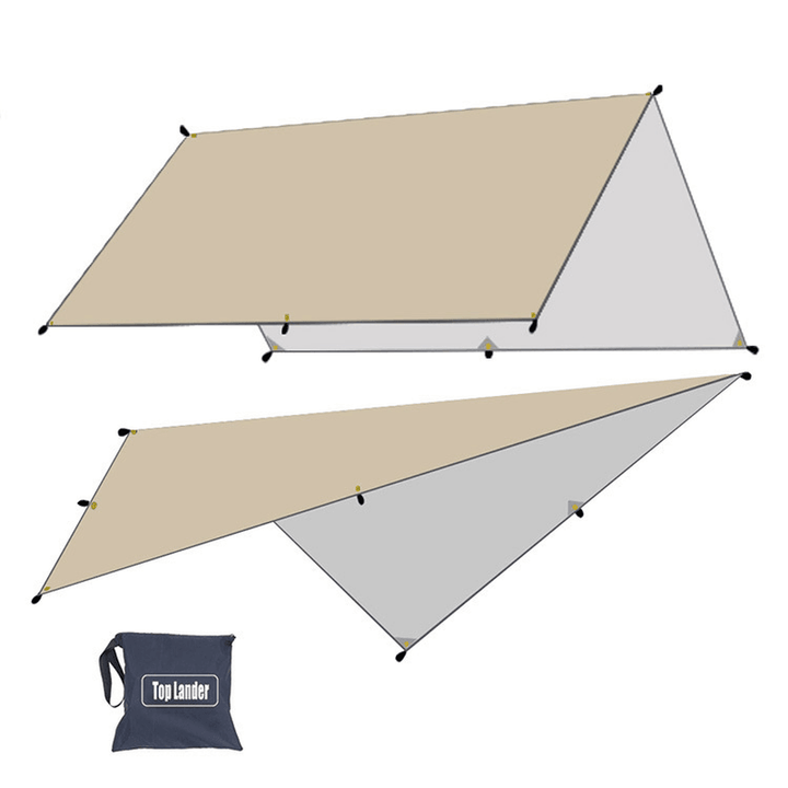 300*400Cm Top Lander Canopy Tent with Storage Bag Polyester Waterproof Sun Protection Portable Outdoor Camping Beach Canopy Awning - MRSLM