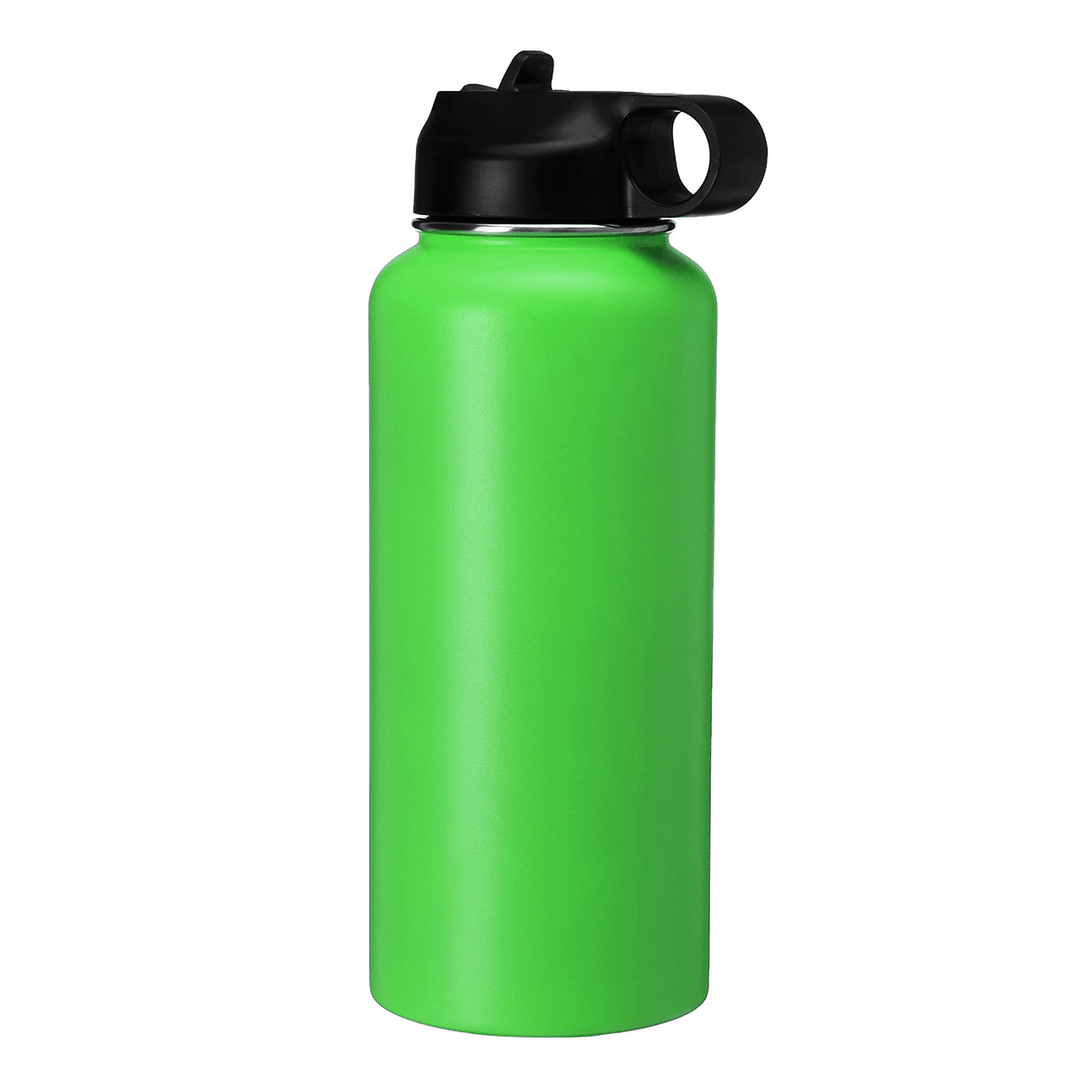 Women 946ML Portable Stainless Steel Thermos Vacuum Cup Outdoor Camping Traveling Water Bottle 32 Ounce Men Sports Water Cup - MRSLM