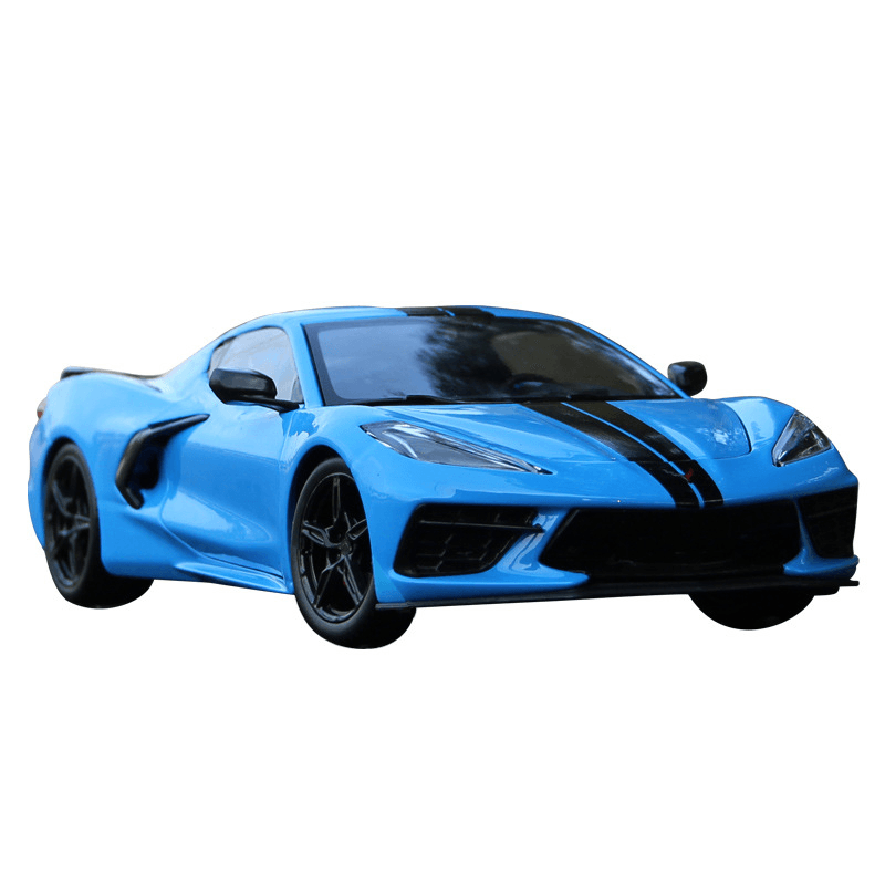 Simulation Alloy Car Model Metal Toy Car Chevrolet Corvette C8 Sports Car - MRSLM