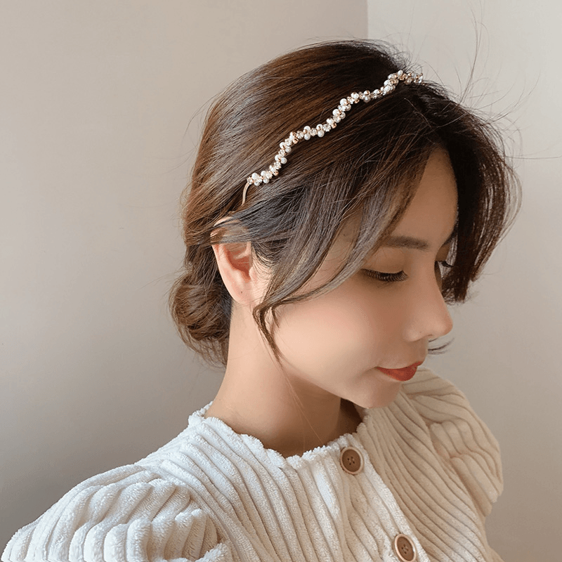 New Korean Girl Face Wash Hair Band Retro French Hairband - MRSLM