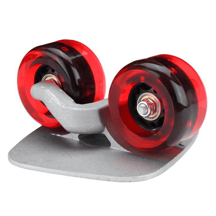 2 Pcs Skate Board PU Flashing Wheel Split Skateboard Drift Plate Roller Skate Outdoor Sport - MRSLM