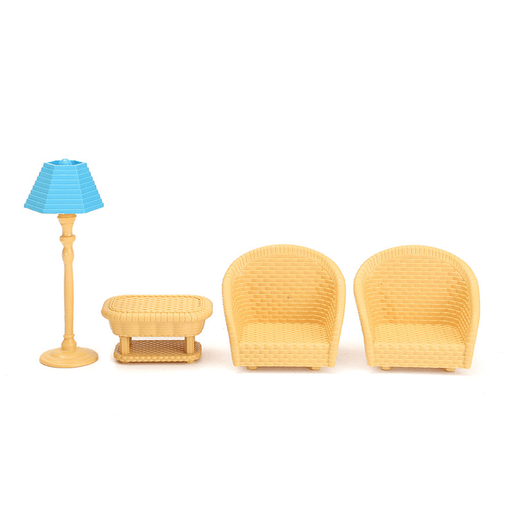 1:12 Simulation Sofa Piano Set Play House Props Dollhouse Creative DIY Material - MRSLM