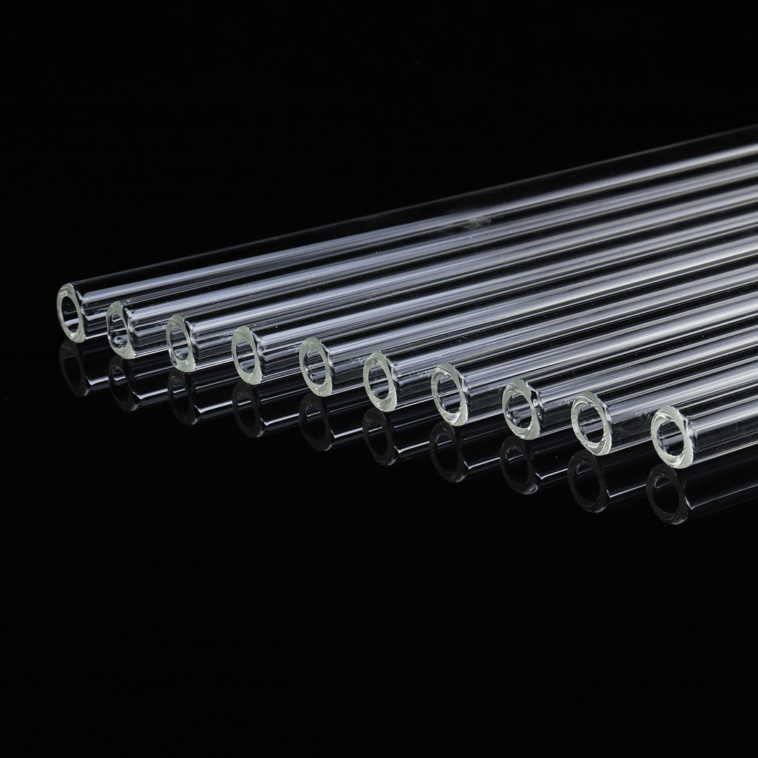 10Pcs 200Mm OD 10Mm 1Mm Thick Wall Borosilicate Glass Blowing Tube Lab Tubes - MRSLM