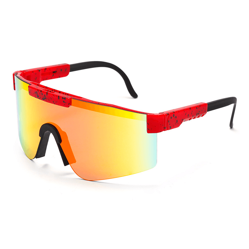 Colorful Full Electroplating Real Film Sports Sunglasses - MRSLM