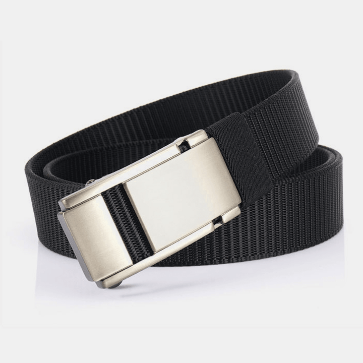 Unisex Nylon Automatic Buckle 120Cm Sport Outdoor Casual Jeans Belt - MRSLM