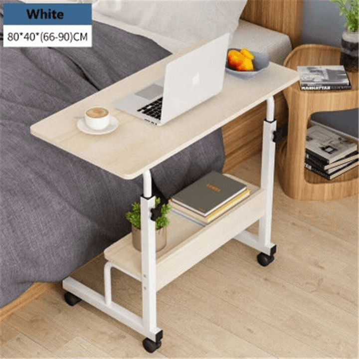 Height Adjustable Desk Side Table Bed Household Removable S/L Size - MRSLM