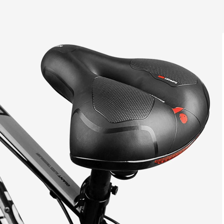 Extra Wide Breathable Comfy Cushioned Universal Bike Seat Waterproof Damping Bicycle Soft Padded Saddle - MRSLM