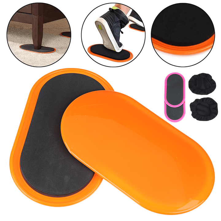 2Pcs Core Sliders Discs Training Gliders anti Sliding Plate Fitness Protector - MRSLM