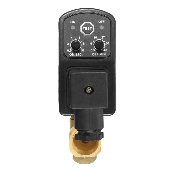 1/2" Automatic Electronic Drain Valve Electromagnetic Timed Air Compressed Electrotim Solenoid Valve - MRSLM