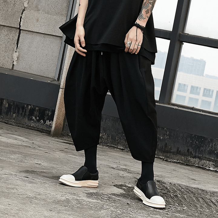 Chinese Literary Style Profile Harem Pants - MRSLM