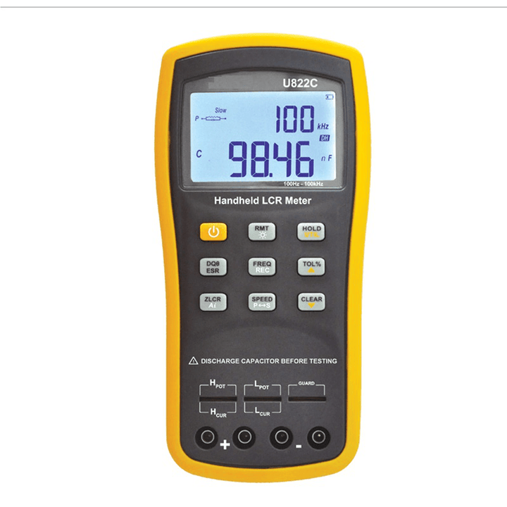 U822A/U822C Handhel LCR Meter Digital Bridge Measurement of Inductance Resistance Capacitance Inductance Tester - MRSLM