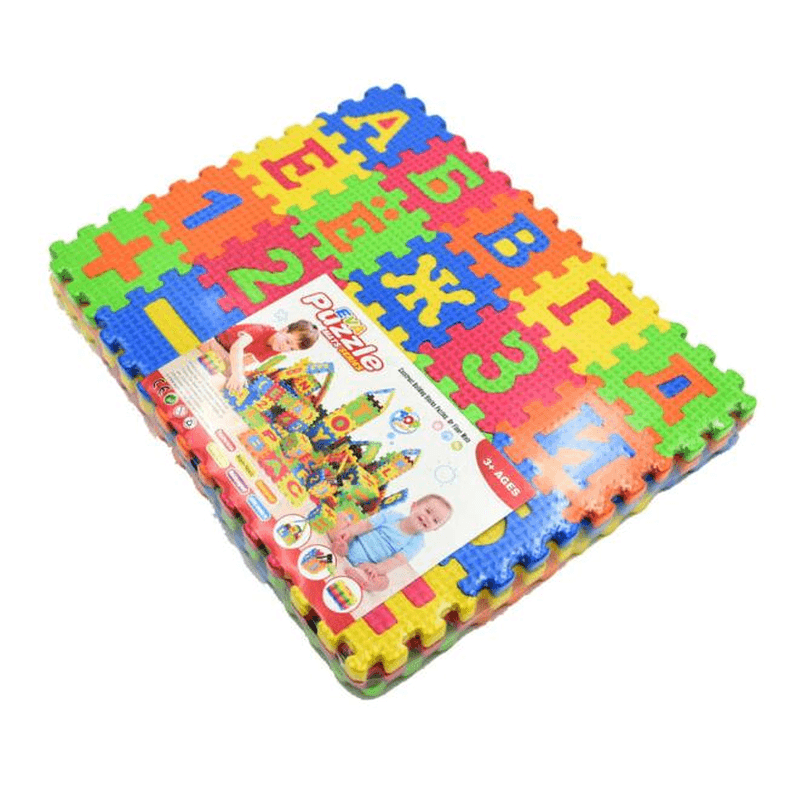 60PCS Baby Russian Alphabet Number Puzzle Mat - MRSLM