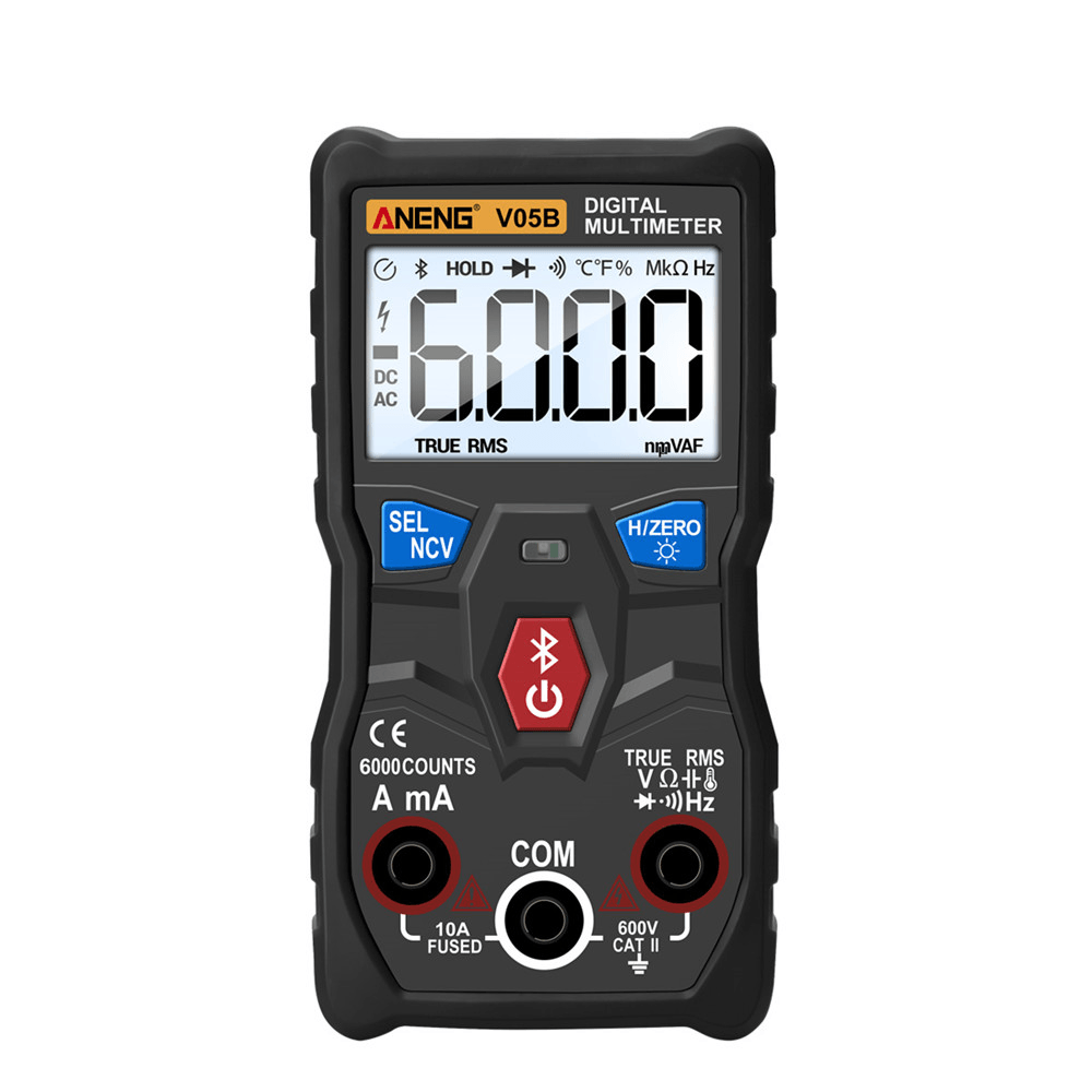 ANENG V05B Digital True RMS Bluetooth 6000 Counts Professional Analog Multimeter AC/DC Currents Voltage Mini Testers Multimetro - MRSLM