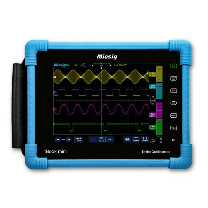 Micsig TO1102 Digital Tablet Oscilloscope 100Mhz 2CH 28Mpts Automotive Diagnostic Touchscreen Digital-Oscilloscope - MRSLM