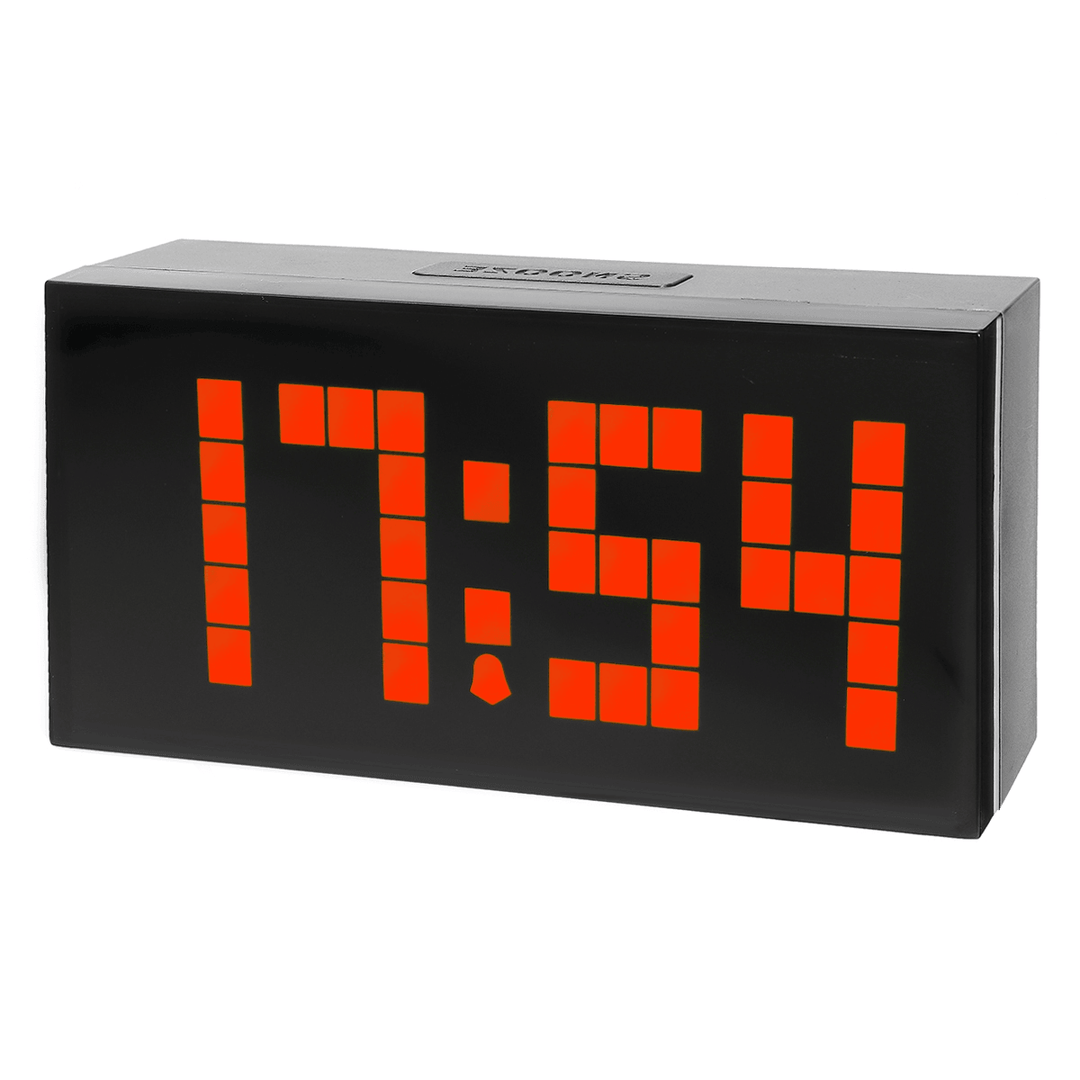 HC-301 Electronic Creative LED Dot Design Digit Cube Thermometer Date Clock - MRSLM