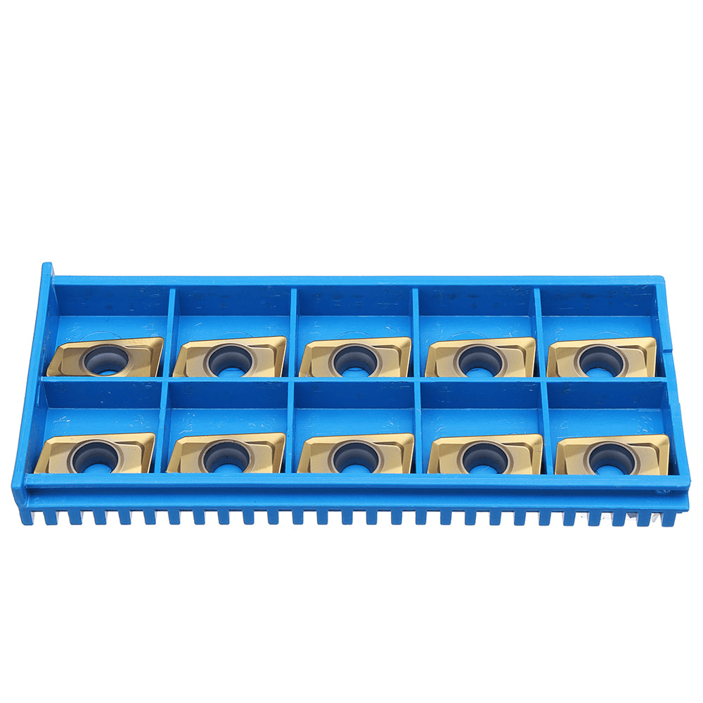 Drillpro 10Pcs APMT1604PDER-PM-GP Carbide Insert Face Mill Cutter Turning Tool Finish Machining Carbide Turning Tools - MRSLM