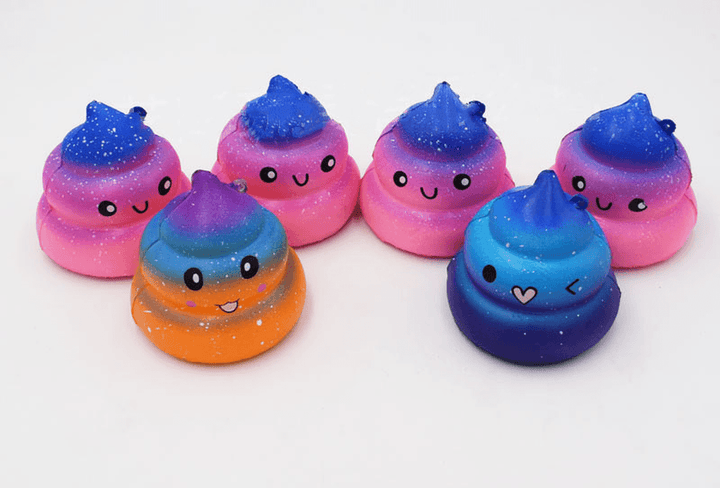 Simulation Starry Sky Poop Children'S Decompression Slow Rebound PU Toy - MRSLM