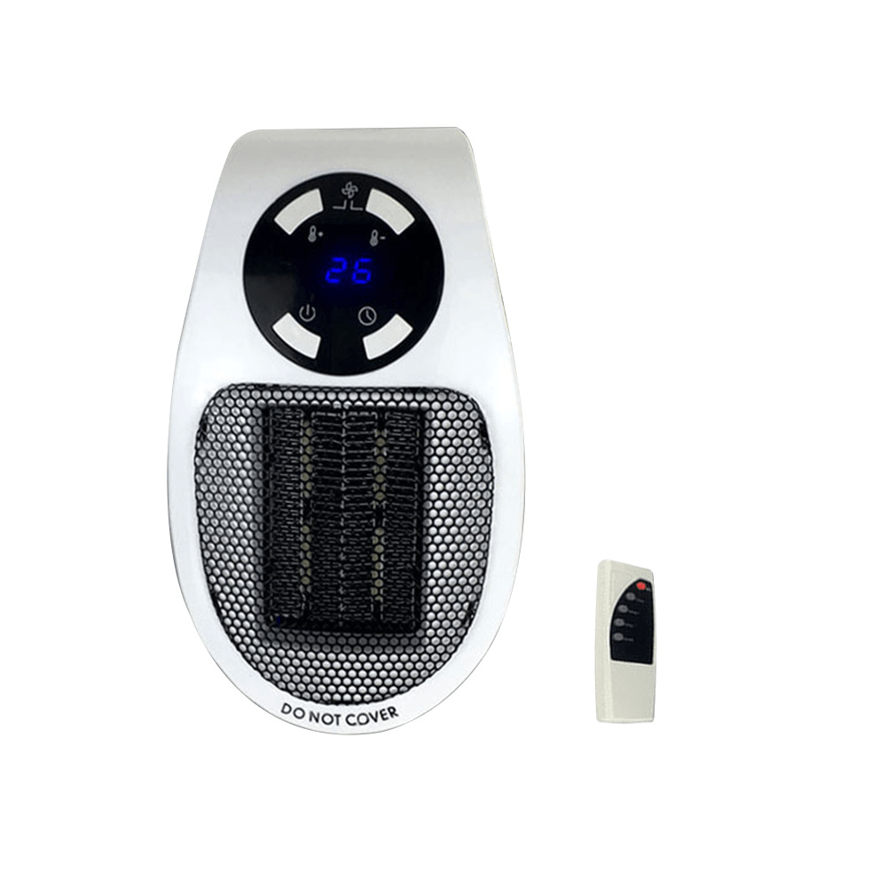 Ipree® SH1 500W Mini Heater Fan Winter Warmer EU Plug Heating Device with Remote Control - MRSLM