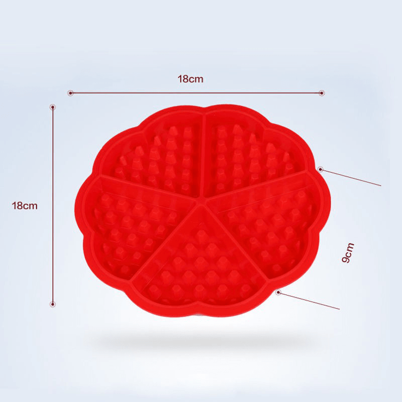 Heart Love Shape Silicone Waffle Mold Mould Cake Baking Mold - MRSLM