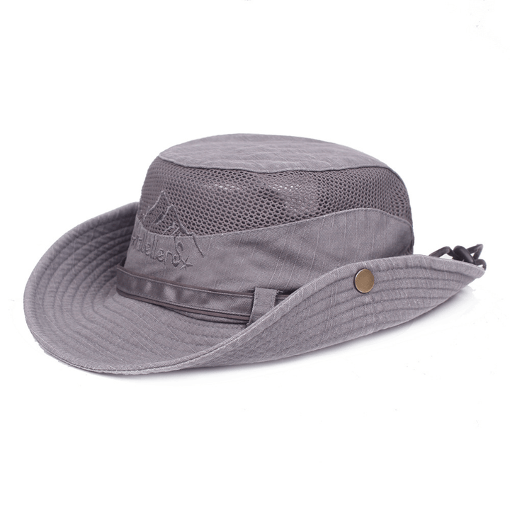 Spring and Summer Outdoor Sunshade Cotton Mesh Ladies Mountaineering Hat - MRSLM