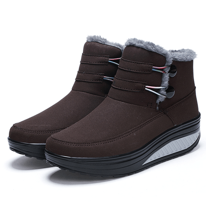 Women Winter Slip on Keep Warm Boots - MRSLM