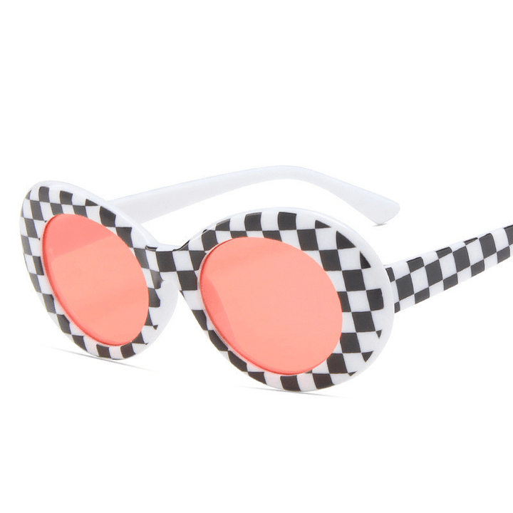 European and American Oval Frame Hip-Hop Alien Sunglasses - MRSLM