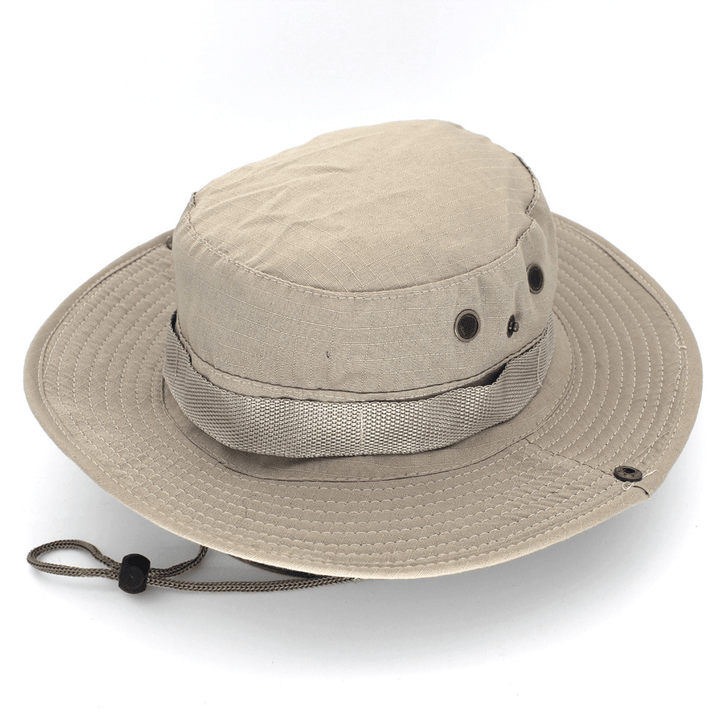 Leisure Jungle round Hat Mountaineering Fishing Camouflage Penny Hat - MRSLM