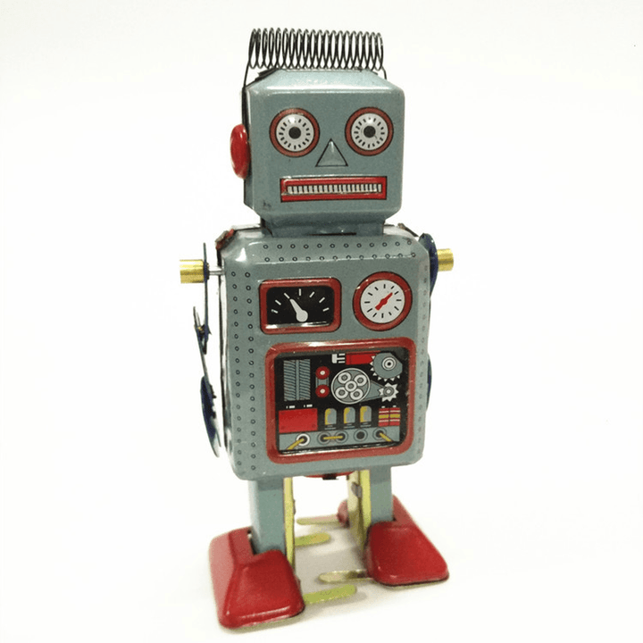 Tin Robot Toys Retro Crafts Nostalgic Personalization - MRSLM