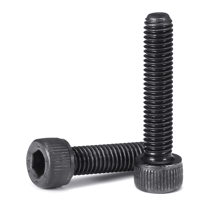 Suleve™ M5CH7 140Pcs M5 12.9 Grade Carbon Steel Hex Socket Cap Head Screw Bolt 6-35Mm Set - MRSLM