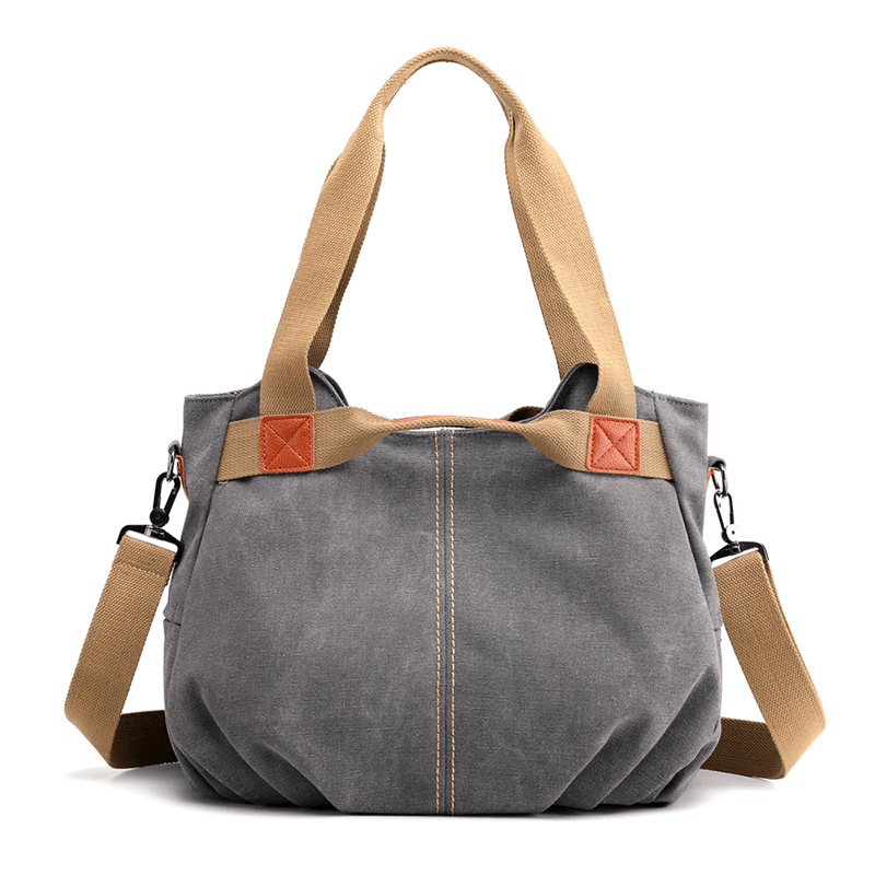 Women Large Capacity Canvas Handbag Shoulder Bag Crossbody Bags - MRSLM