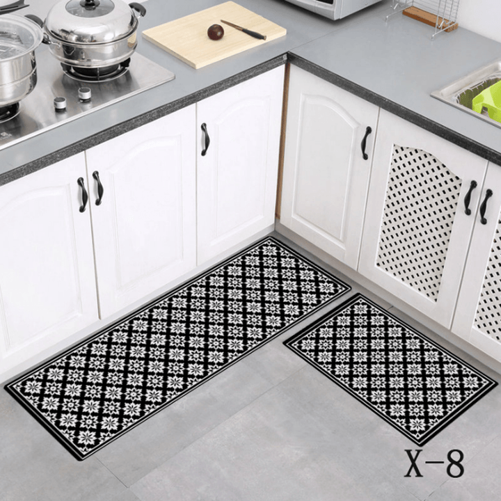 Kitchen Mat Bath Carpet Floor Mat Home Entrance Doormat Absorbent Bedroom Living Room Floor Mats Modern Kitchen Rug - MRSLM