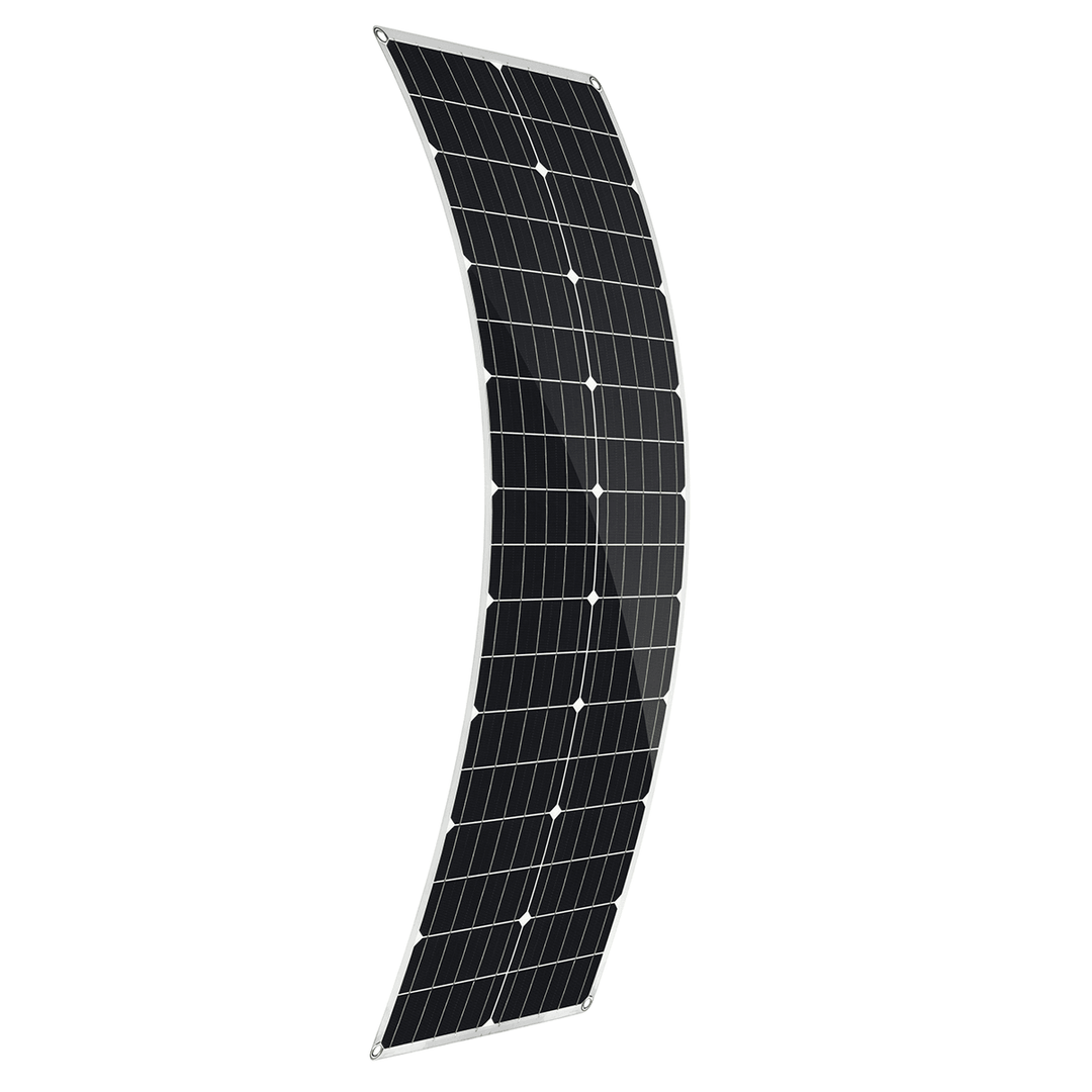 80W PET Flexible Dual USB Solar Panel DC Output Battery Charger Roof Boat Car - MRSLM