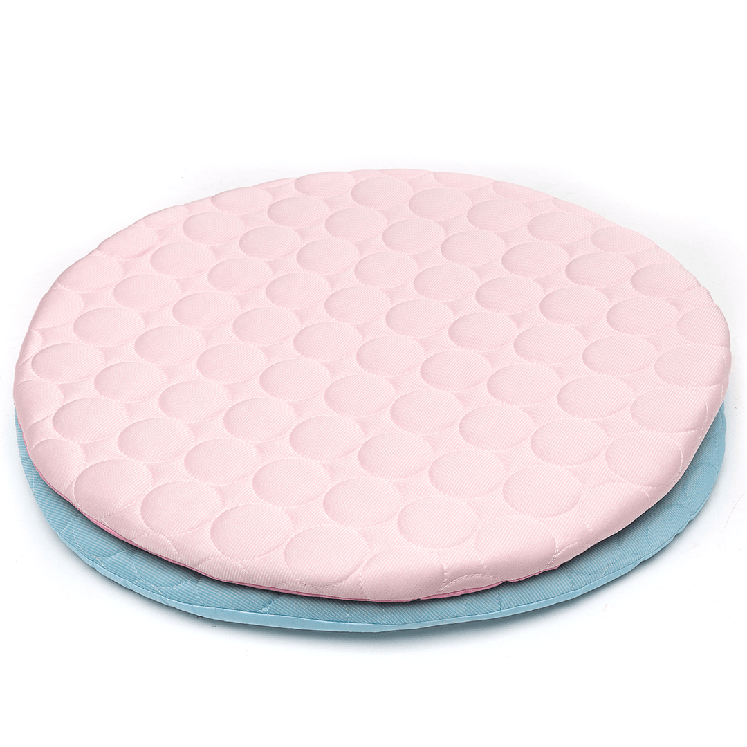 42R/50R Pet Dog Cat Soft Summer Chilly Cooling Mat Cold Bed Fiber Mats Pad Pet Seat Cushion - MRSLM