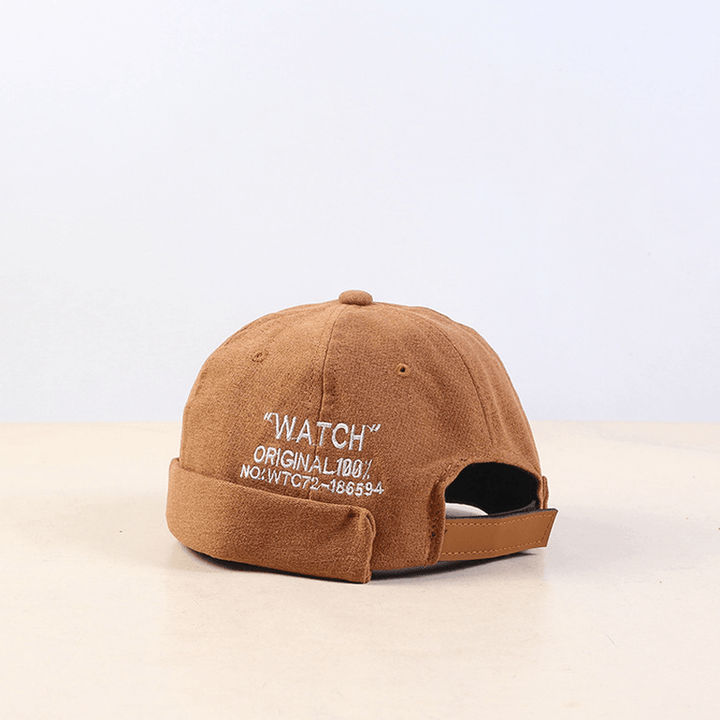 Fashion Letter Embroidery Landlord Hat Pumpkin Beret - MRSLM