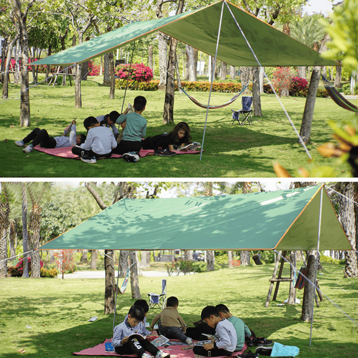 300*400Cm Top Lander Canopy Tent with Storage Bag Polyester Waterproof Sun Protection Portable Outdoor Camping Beach Canopy Awning - MRSLM