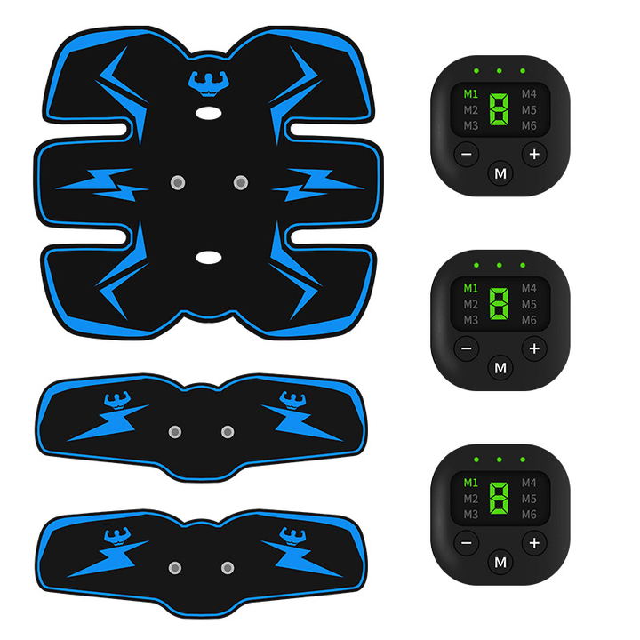 EMS Wireless Digital Display Abdominal Arm Muscle Stimulator Smart Electric Six-Pack Abs Trainer Fitness Hips Trainer - MRSLM