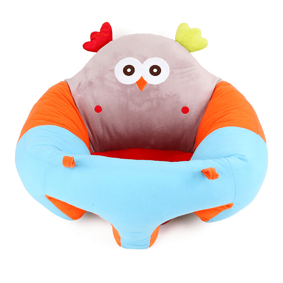 Infant Baby Sitting Chair Soft Cartoon Chair Pillow Cushion Sofa Plush Learning Chair Holder Plush Toys for Childrens - MRSLM