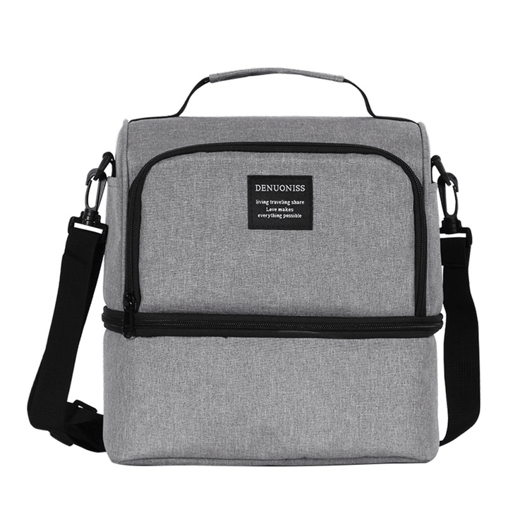 Outdoor Picnic Thermal Insulated Cooler Bag Food Container Lunch Box Tote Storage Bag Men Women - MRSLM