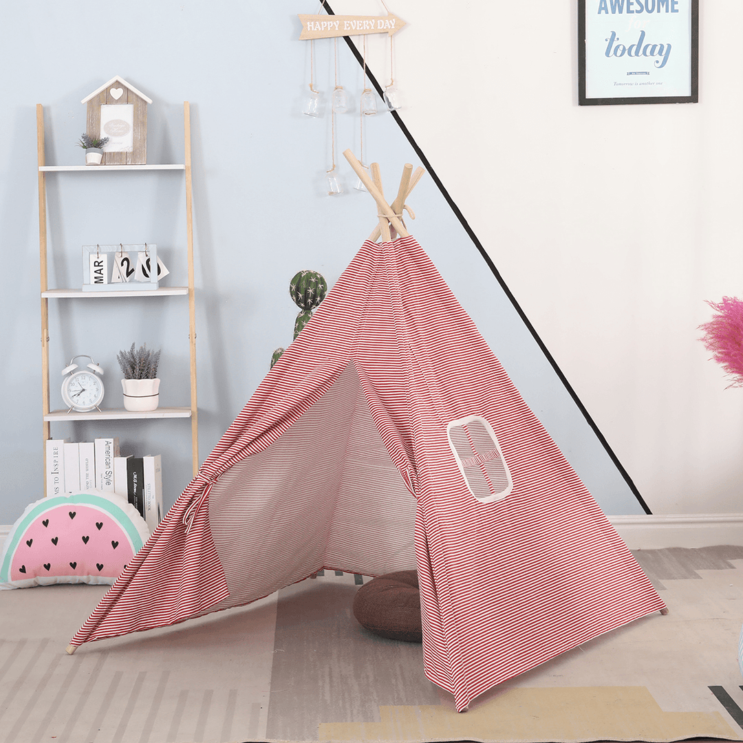 Indoor Children Kids Play Tent Teepee Wigwam Gift Pretend Playhouse Sleeping Dome Toys Castle Cubby - MRSLM