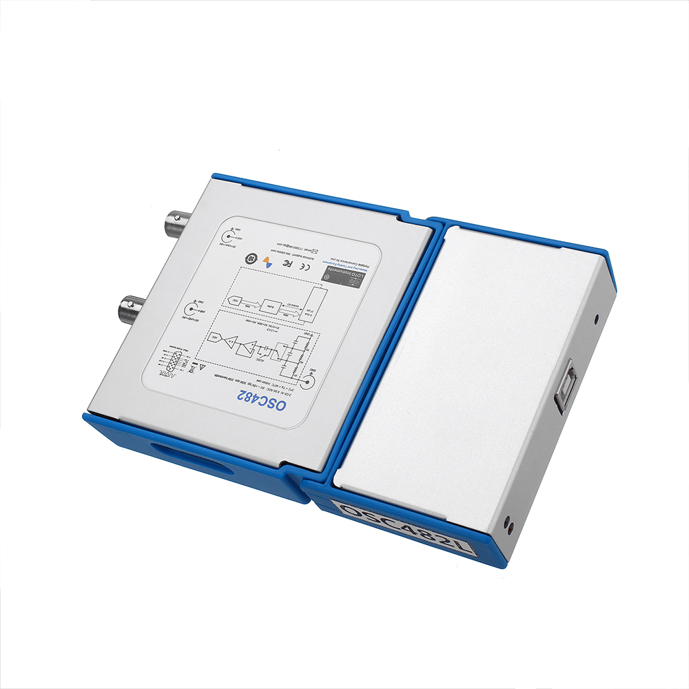 LOTO OSC482L Digital Portable Oscilloscope OSC482L PC USB 2.0 Virtual 2CH Bandwidth Oscilloscope with 4 Channels Logic Analyzer - MRSLM