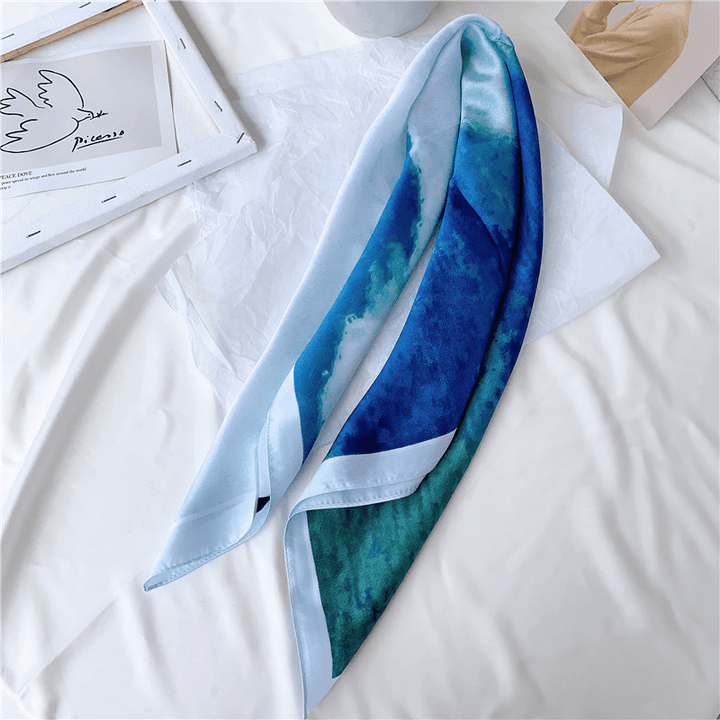 Versatile Small Square Multifunctional Silk Scarf - MRSLM