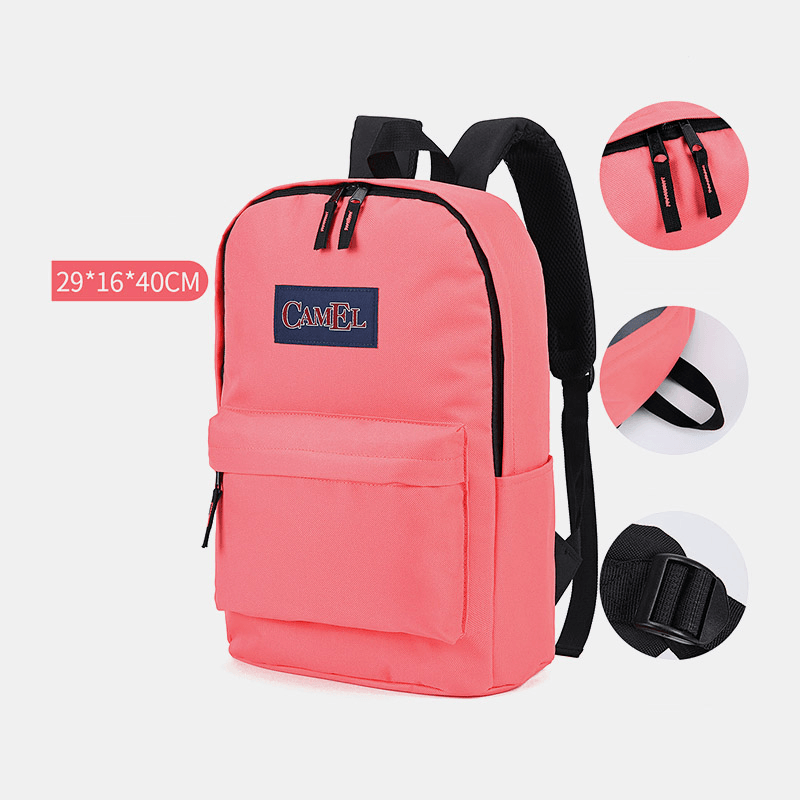 Unisex Polyester Casual Outdoor School Bag Sport Hiking Travel Backpack - MRSLM