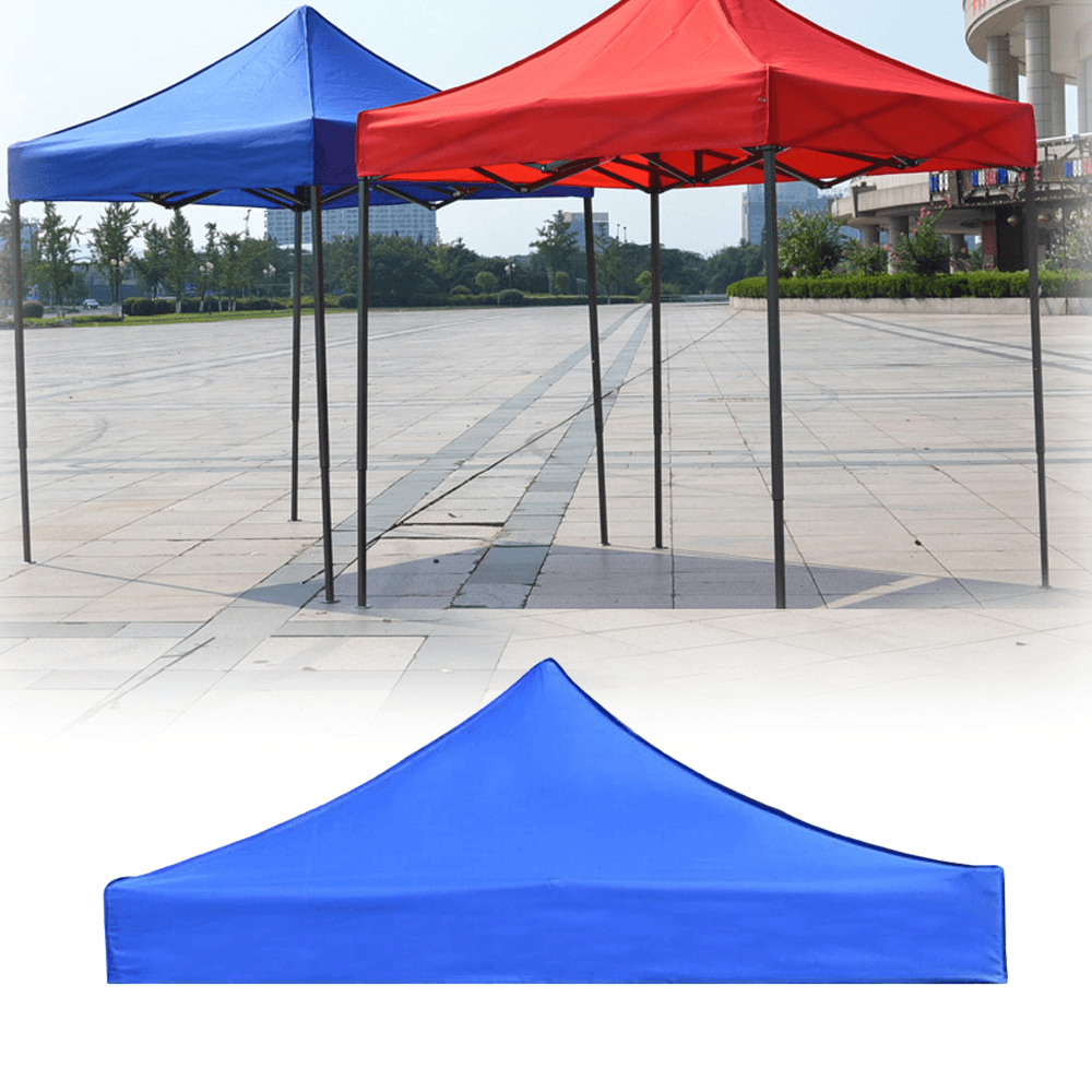 3X3M 420D Oxford Camping Tent Top Cover Awning Top Cover Waterproof UV Protection Garden Patio Tent Sunshade Canopy - MRSLM