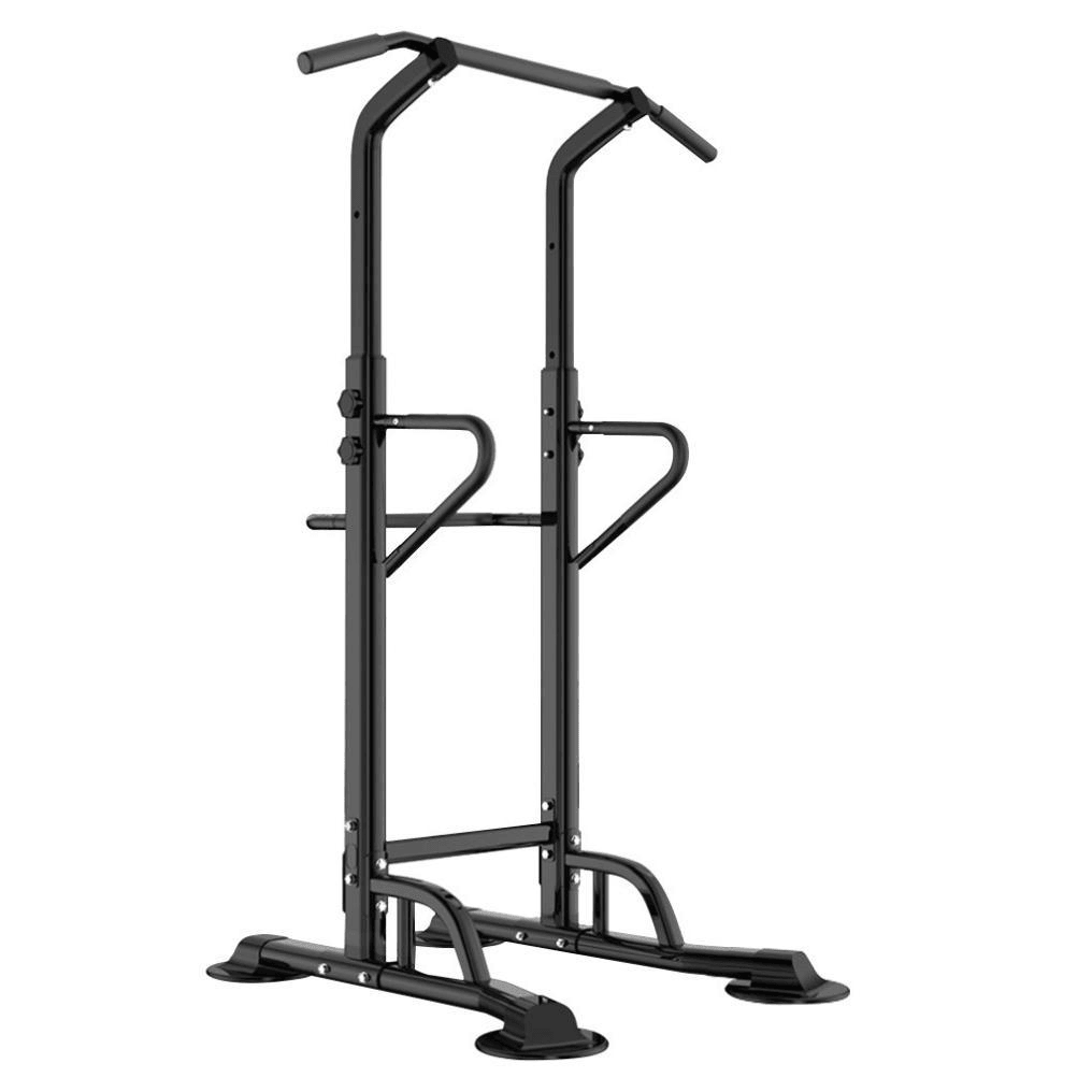 MIKING 4001D Multifunction Power Tower Adjustable Pull up Dip Station Horizontal Bar Strength Training Fitness Exercise Home Gym - MRSLM