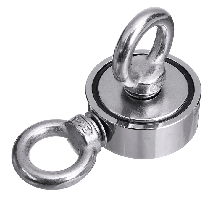 48/60/67/75Mm Neodymium Recovery Magnet with 10M Rope Fishing Magnet Salvage Tool - MRSLM
