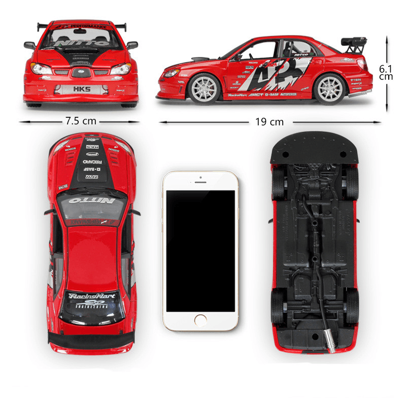 Subaru Impreza Performance Simulation Alloy Car Model - MRSLM